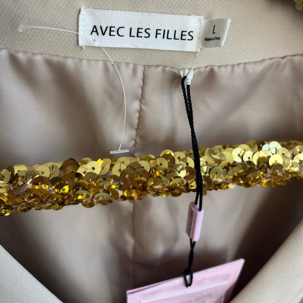 NWT Avec Les Filles Cropped Vest - Picture 3 of 7